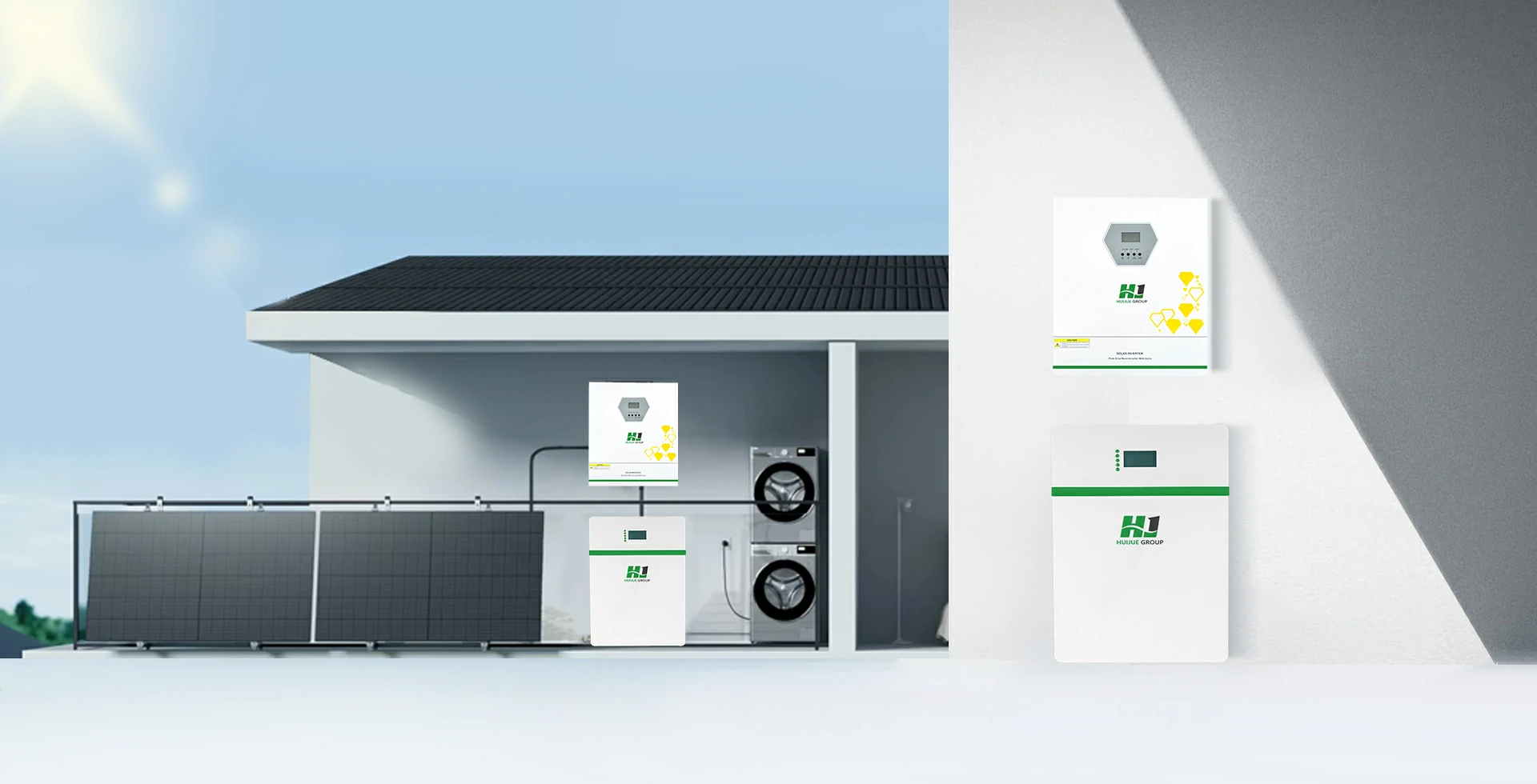 Photo of household photovoltaic energy storage equipment