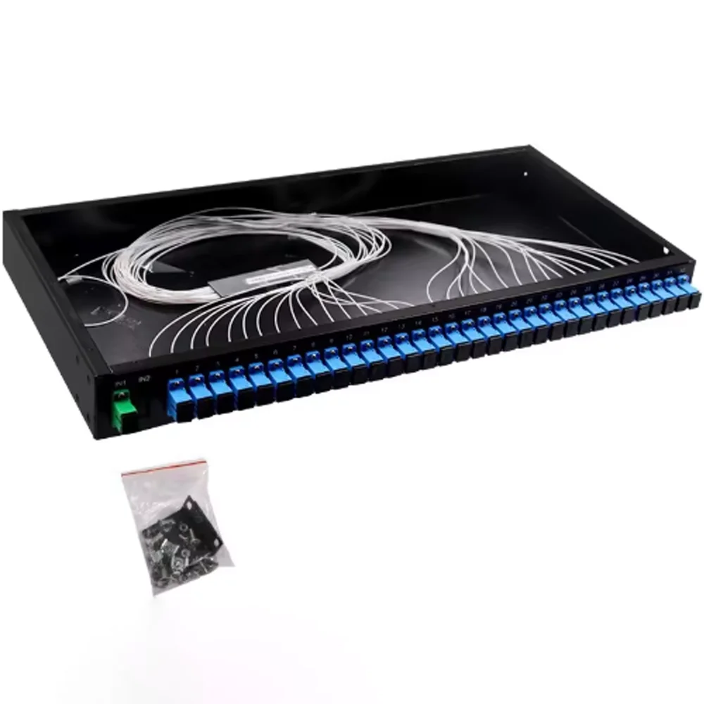 Divisor de fibra PLC – Tipo para montaje en rack/subchasis