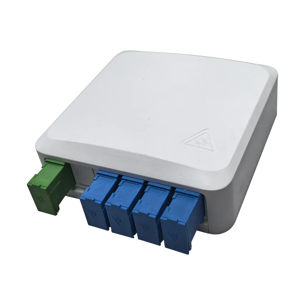 Divisor PLC 1×5 SC/APC SC/UPC tipo casete