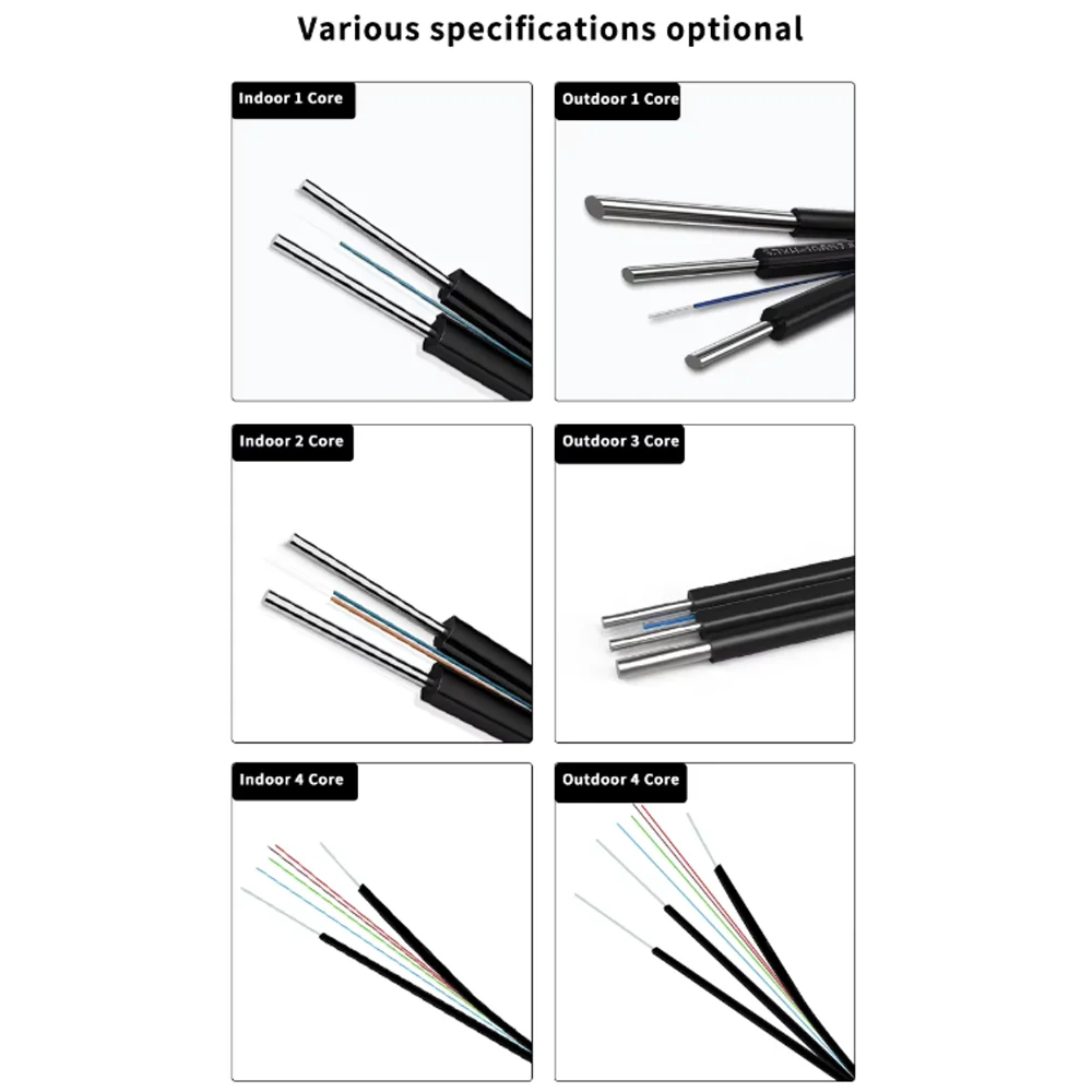 کابل دراپ FTTH مدل GJYXCH/GJYXFCH