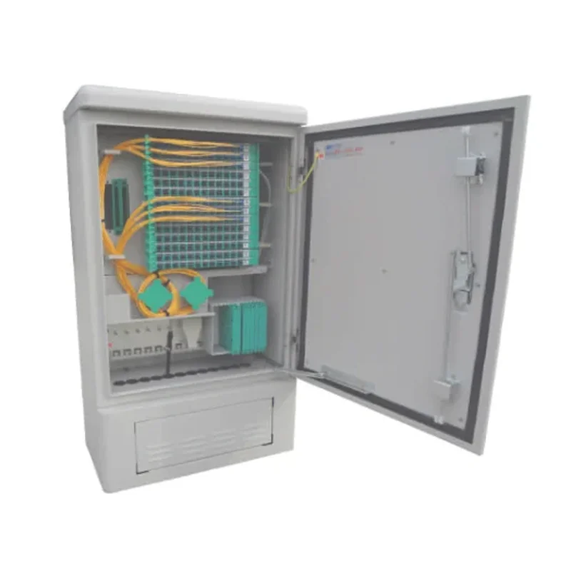 Box-type jumper-free optical cable transfer box (stainless steel)